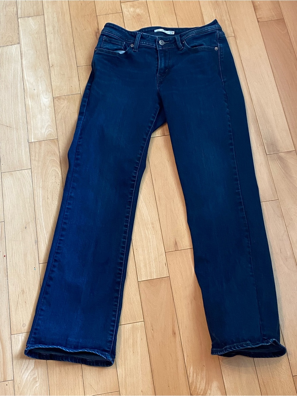 Levi's 529 Curvy Bootcut Jeans Women's Size 10 Dark Wash Stretch Denim Mid Rise